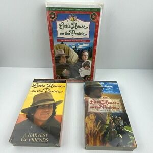 Little House on the Prairie VHS Lot 3 Harvest of Friends Injun Kid Christmas NEW